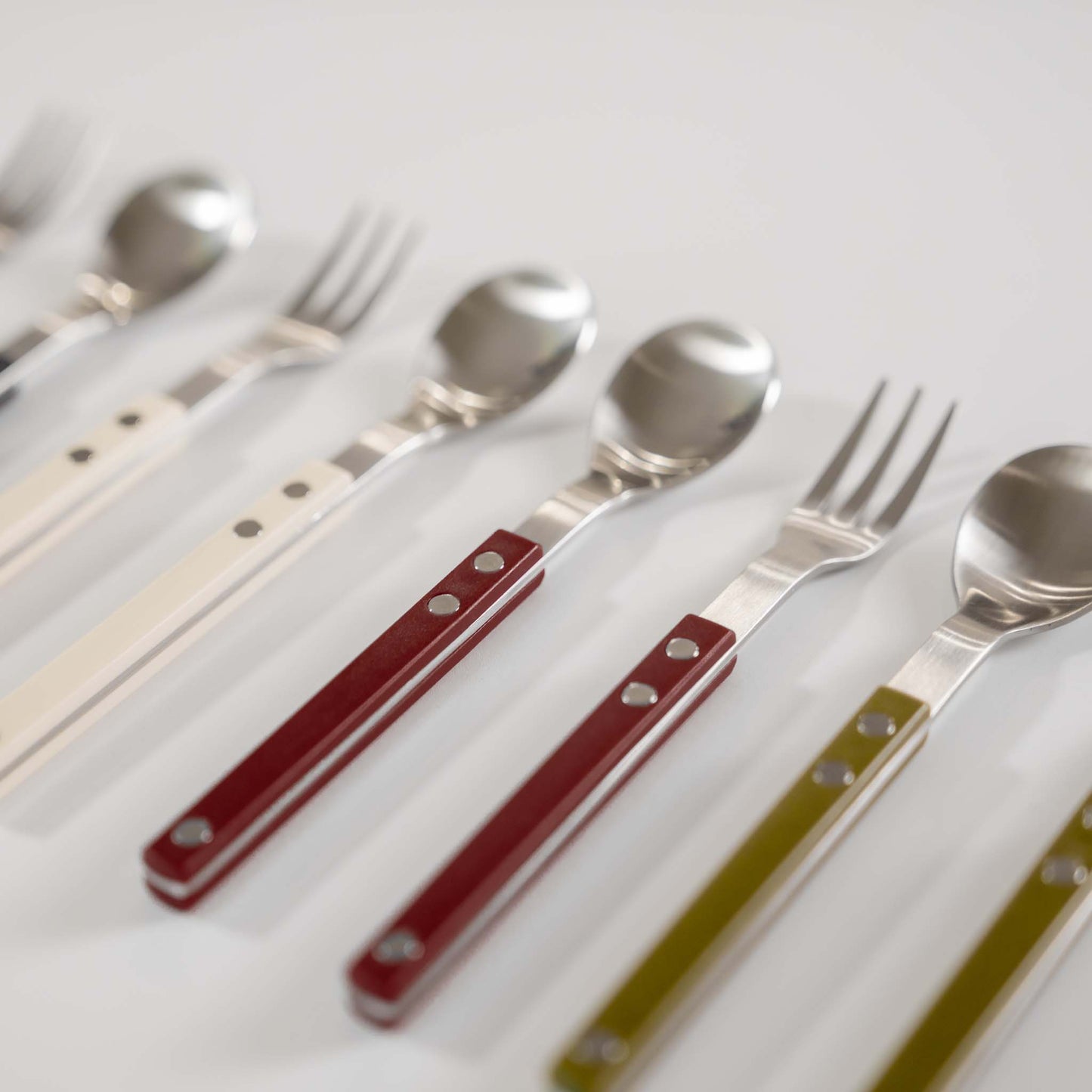 BOGEN RETRO TEA SPOON AND TEA FORK SET