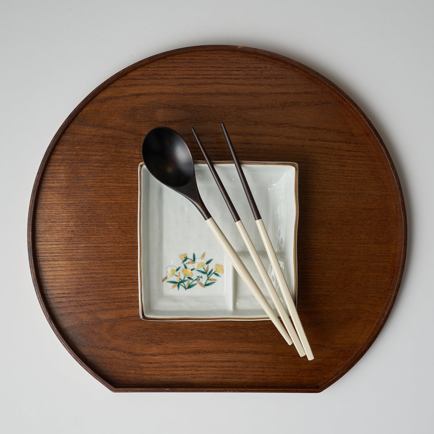 WOODEN HALF MOON TRAYS